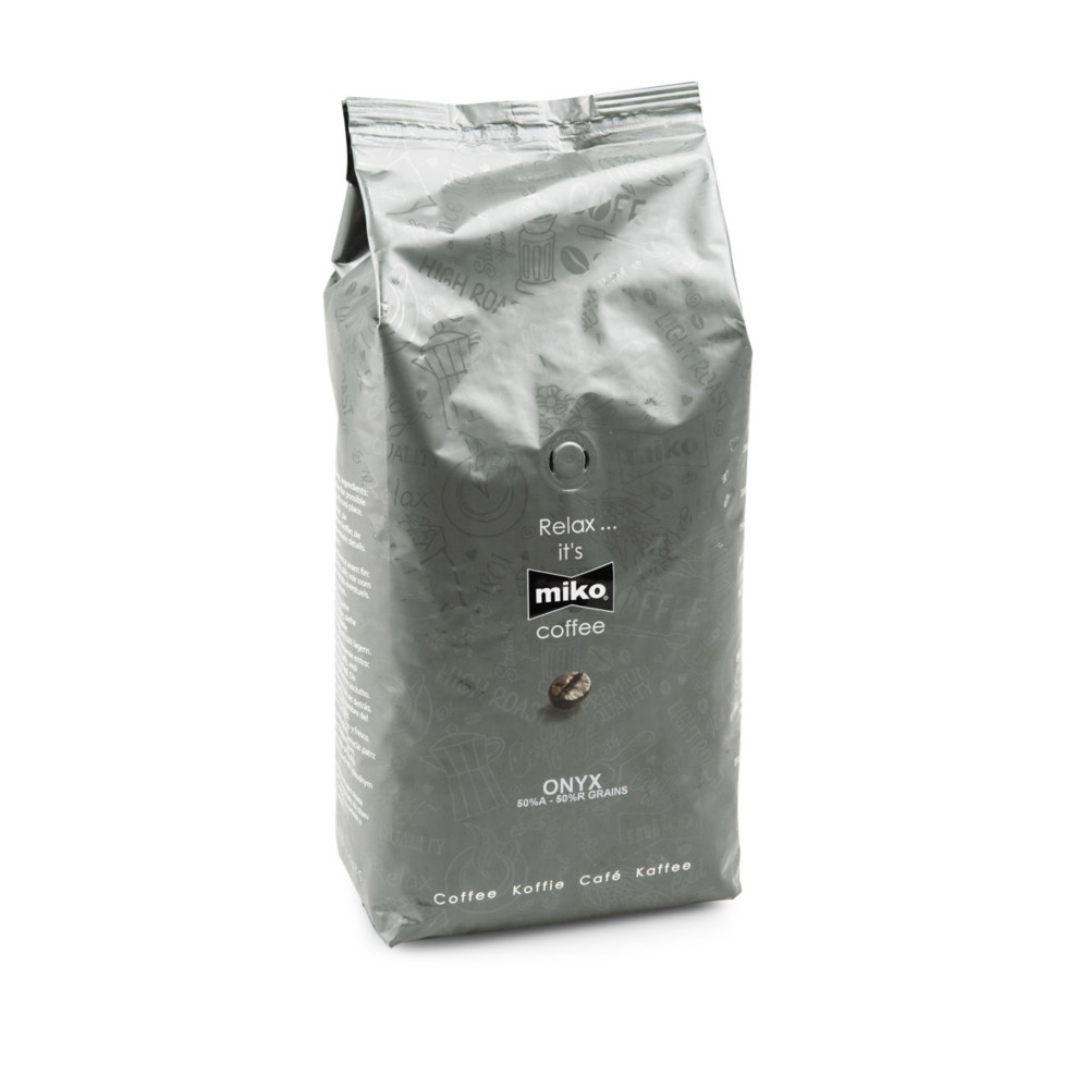 Miko Caf en grains Onyx, Arabica, Robusta, 1kg
