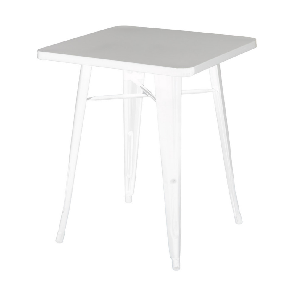 Meet Paperflow Table d'extrieur Urban en acier - Blanc