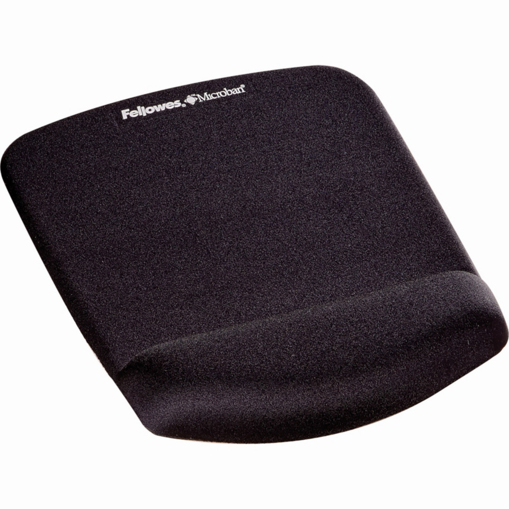 Fellowes PlushTouch Tapis de souris ergonomique avec repose-poignet intgr - Noir