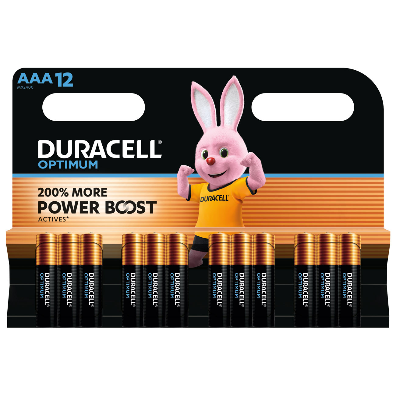 Duracell Pile alcaline AAA / LR3 Optimum - Lot de 12