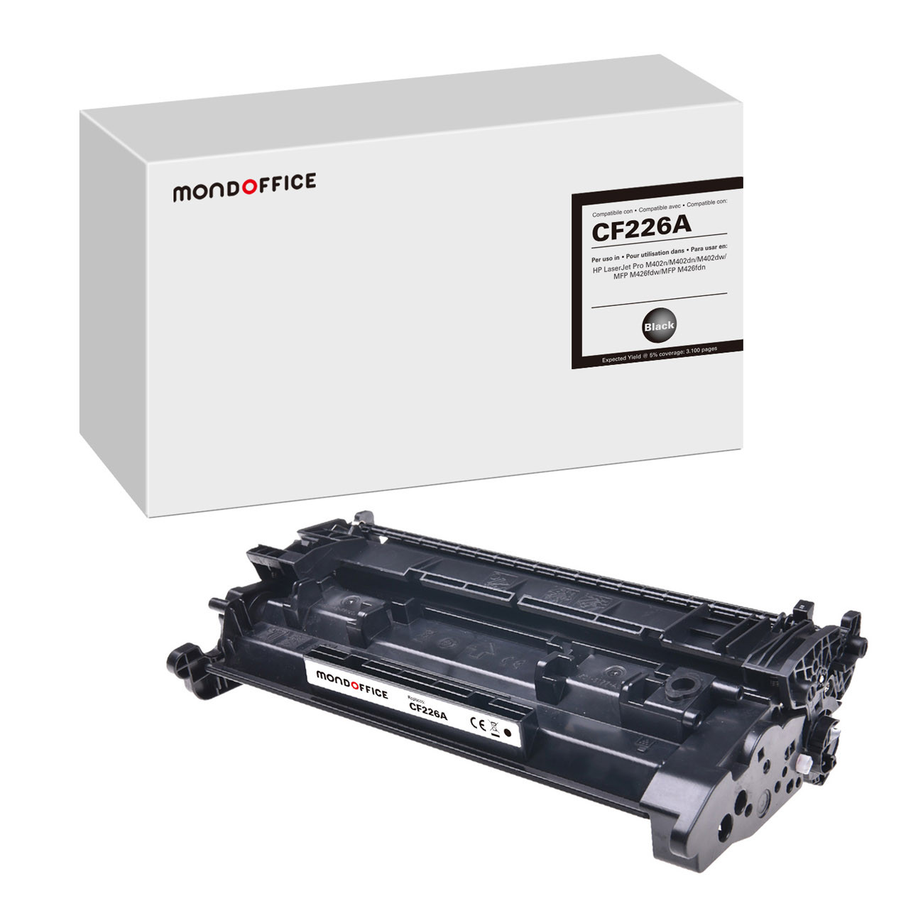 MONDOFFICE Toner compatible HP 26A - Noir