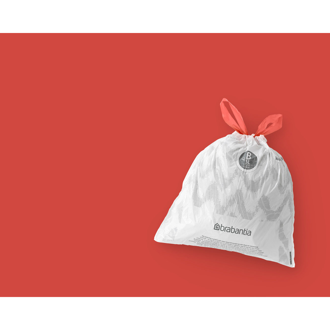 Brabantia Sac poubelle 5L - Blanc - Rouleau de 20