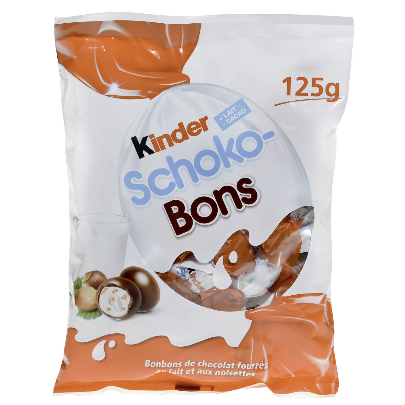 Kinder schokobons bonbons au lait et noisette