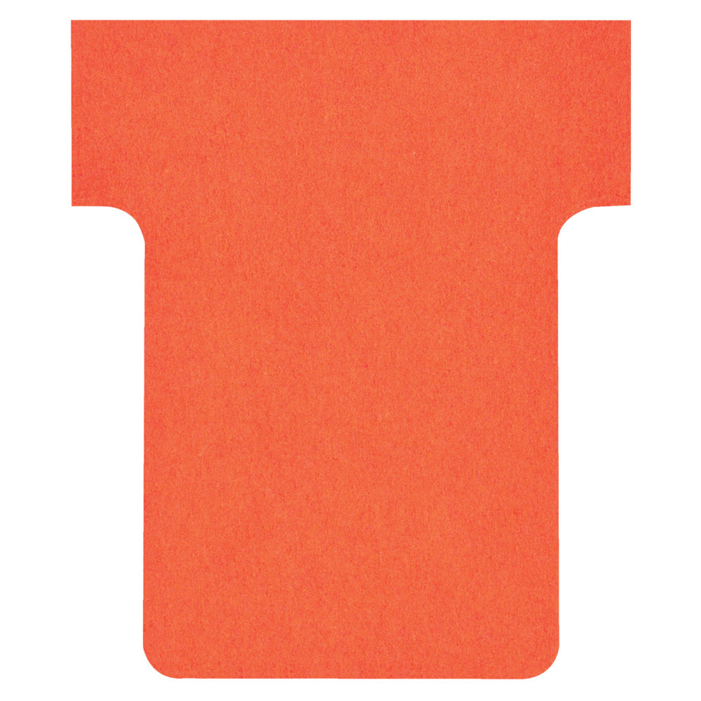 Nobo Fiche T1,5 rouge pour planning - lot de 100