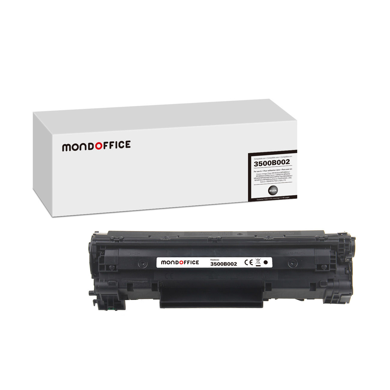 MONDOFFICE Toner compatible CANON CRG728 - Noir