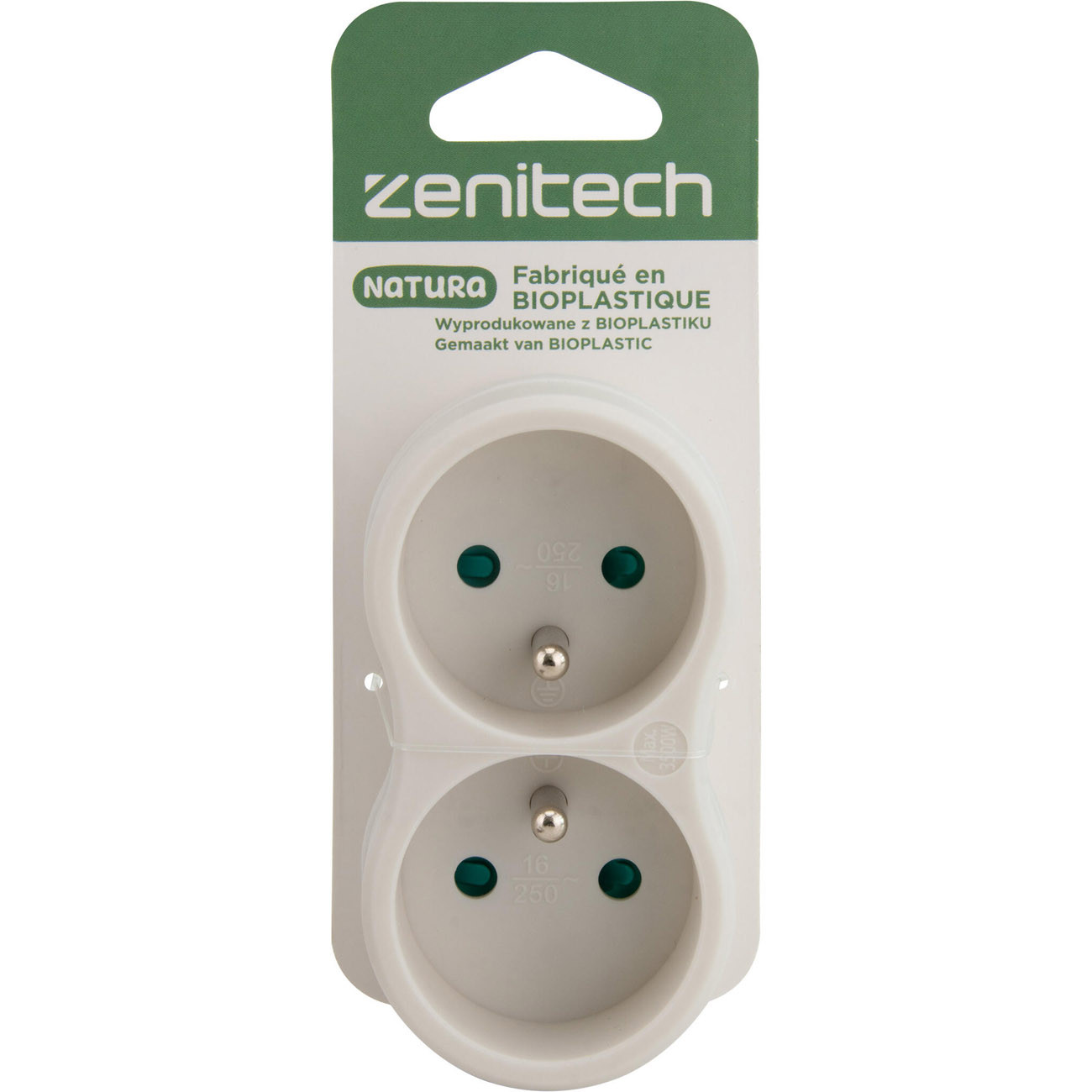 Biplite recyclée éco conçue Natura 2x16A Zenitech - vue 4