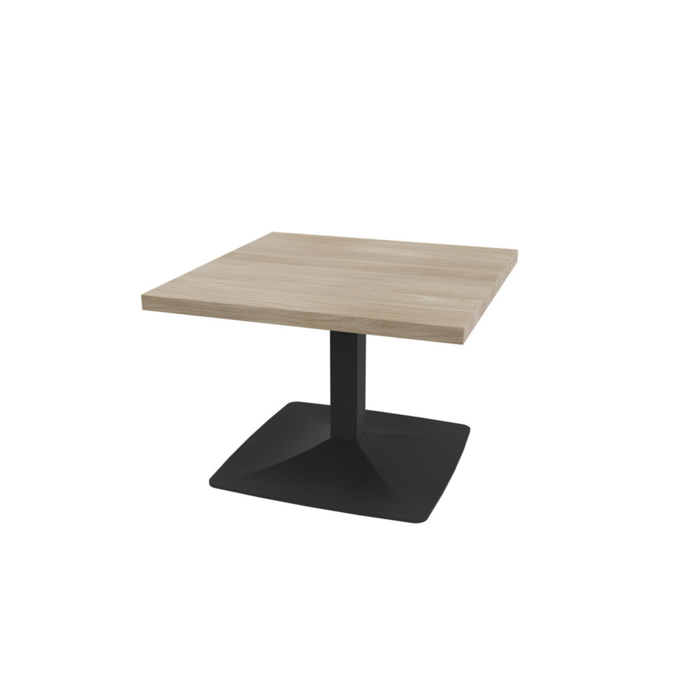 Table basse Arco pitement acier - Plateau Orme