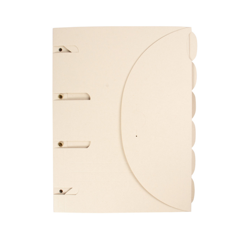 DJOIS by Tarifold Chemise de classement Smartfolder Tree-Free A4 perfore en carton recyclable - Beige - lot de 6