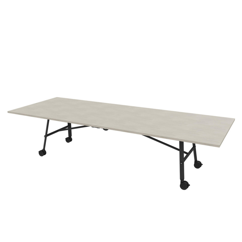 Table mobile plateau rabattable Serenity 320 x 120 cm Bton  Pied Noir