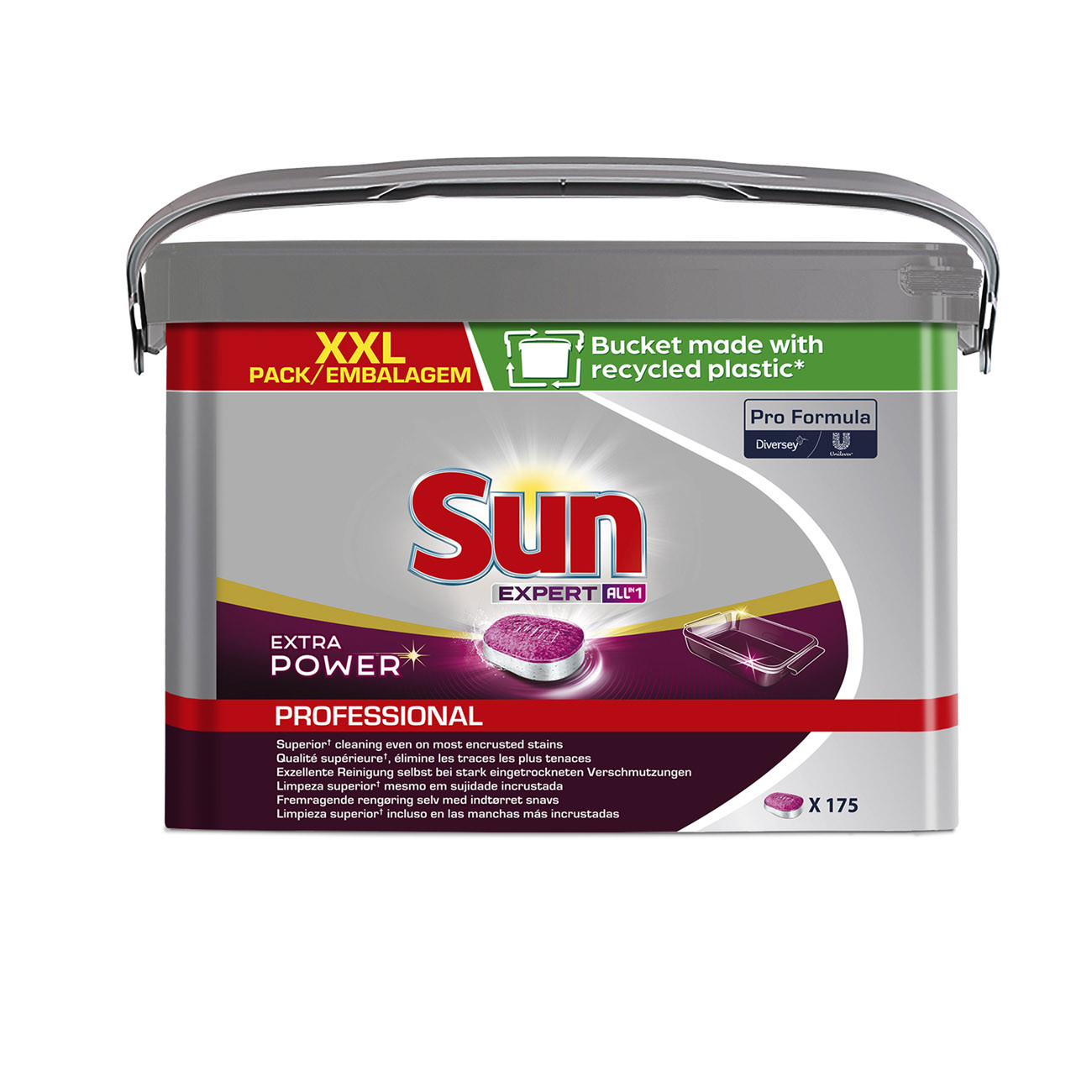 Sun Tablettes de lavage lave-vaisselle Extra Power - 175 tablettes