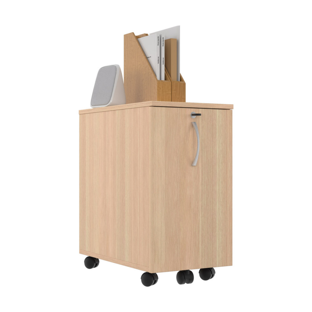 Caisson mobile 1 tiroir L.32 x P.55 x H.60 cm - Chne