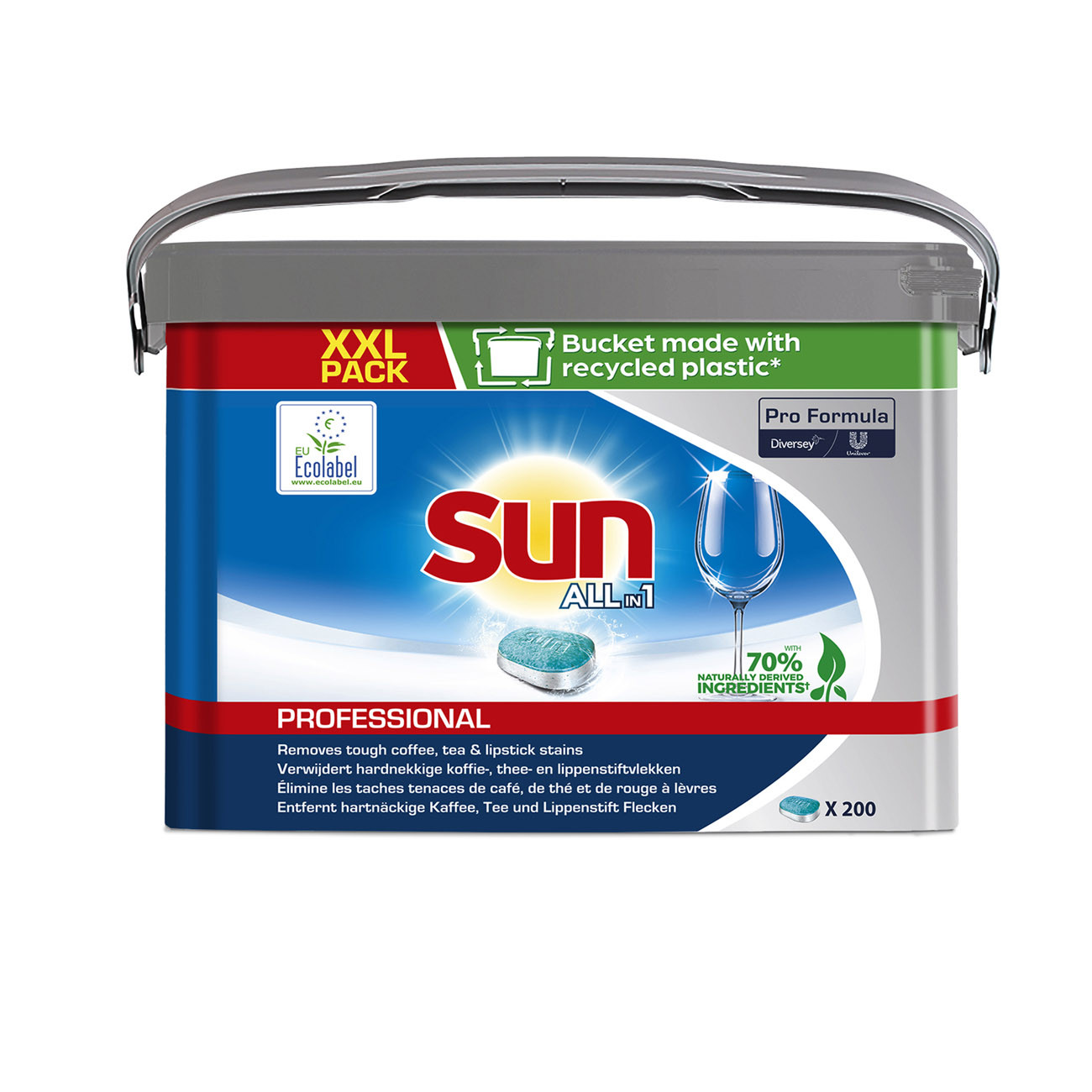 Sun Tablettes Lave-vaisselle 200 doses Baril