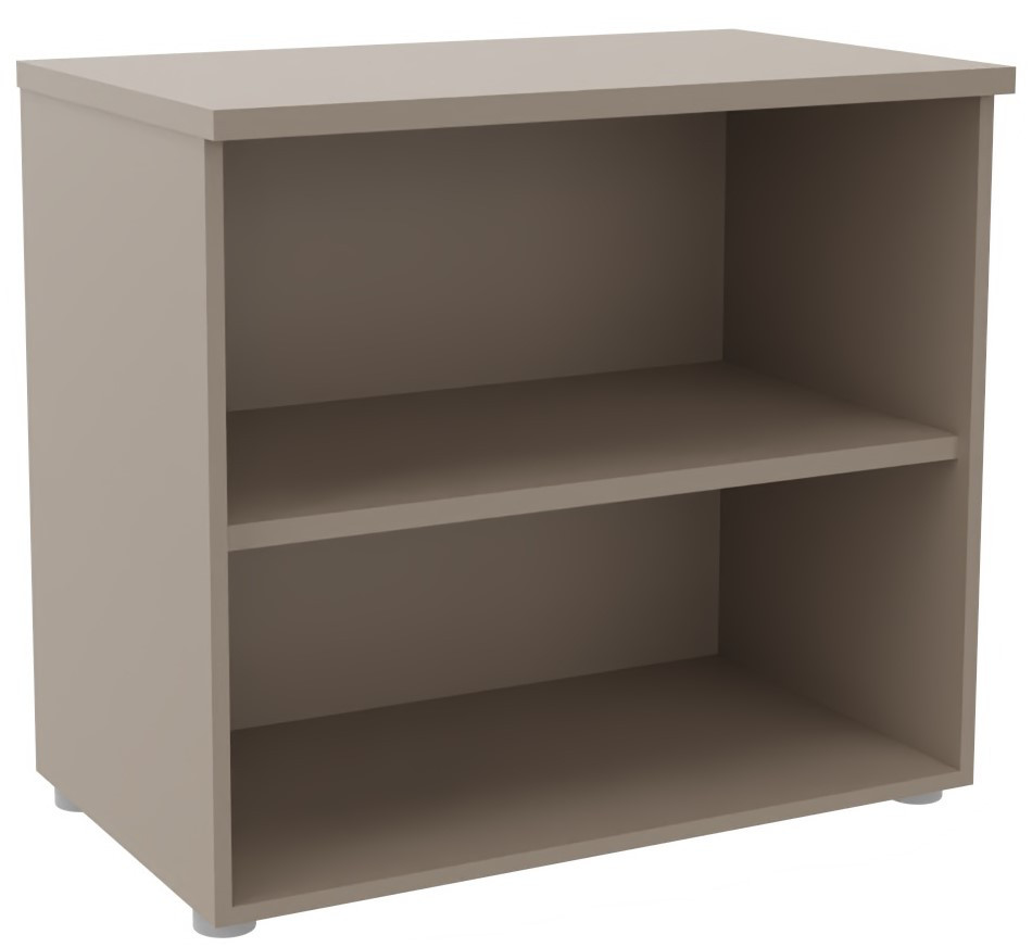 Bibliotheque+basse+sans+porte+L.80+x+P.48+x+H.72+cm+-+Argile