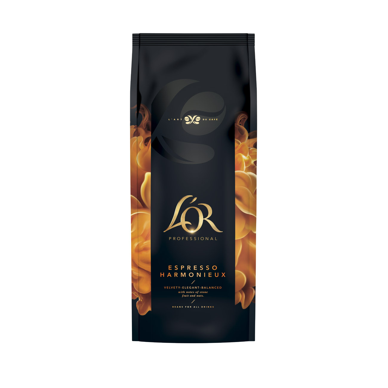 'OR Professional Café en grains Espresso Harmonieux Paquet de 1 kg