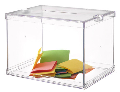 Archivo 2000 Urne lectorale officielle 600 bulletins - Transparente