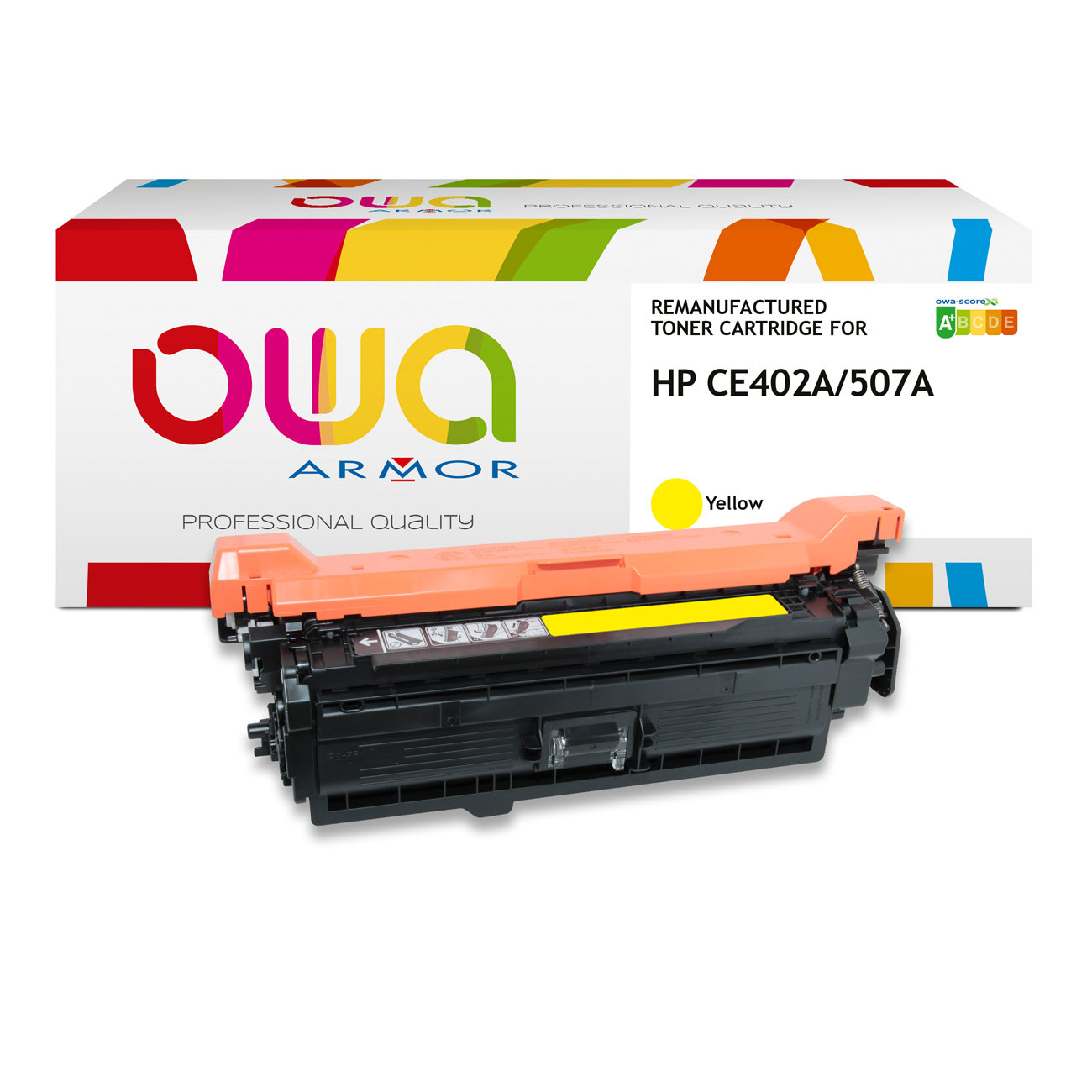 OWA Toner compatible HP 507 - K15540OW - Jaune