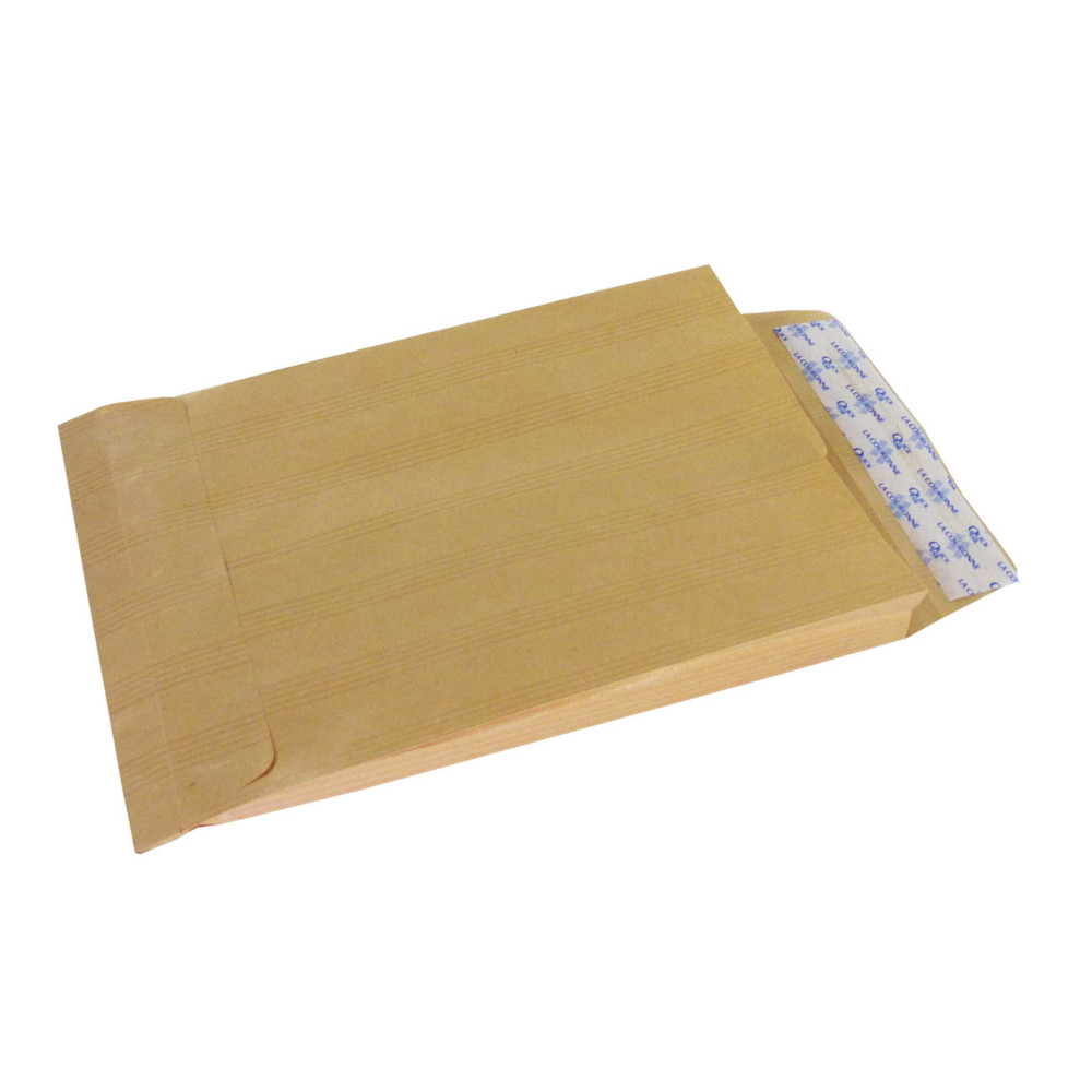 La Couronne Pochette kraft arm brun PEFC C5 - 162 x 229 mm 90g sans fentre - Autocollante bande protectrice - Lot de 200