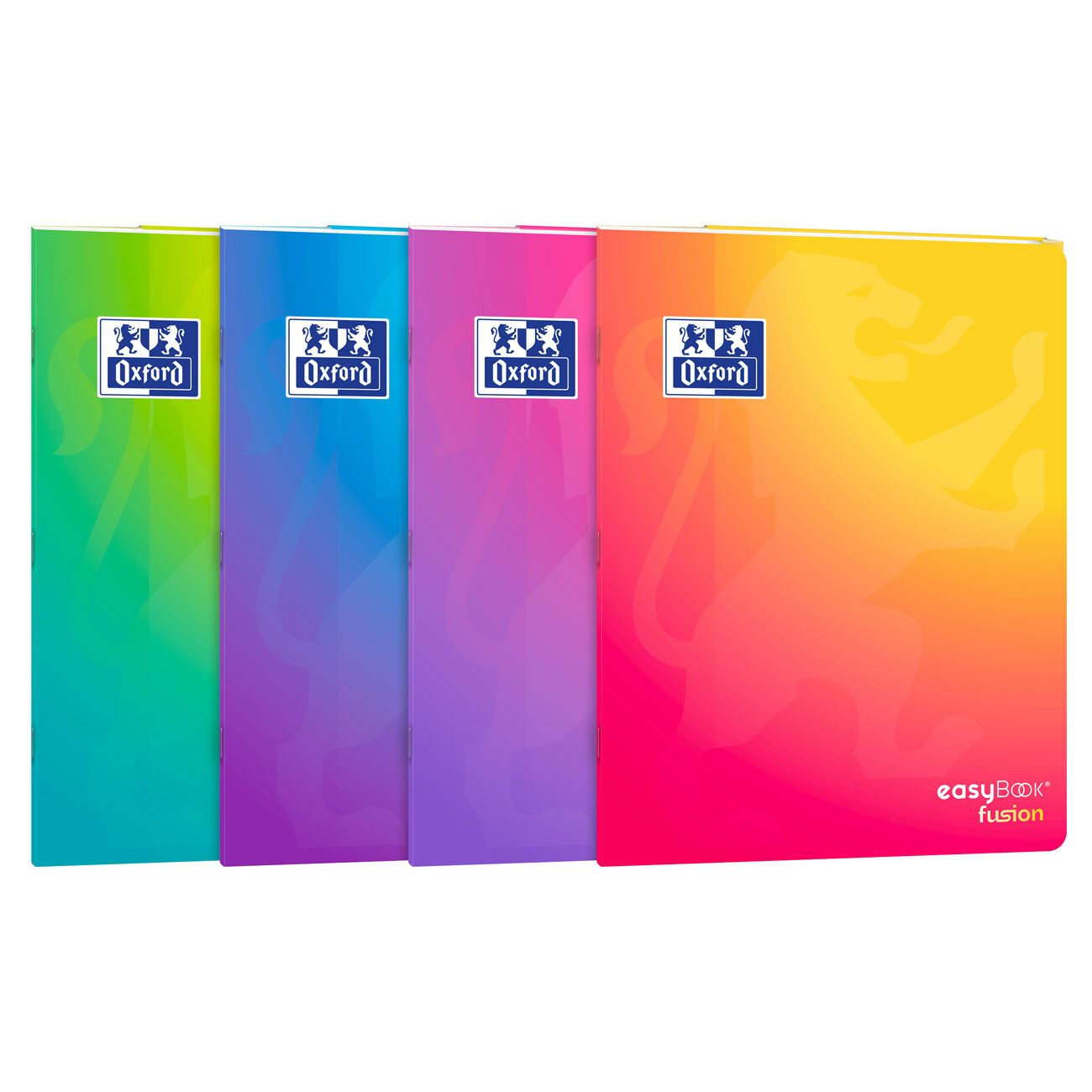 Cahier Easybook Fusion 24x32 Agrafés 96 Pages Grands Carreaux Assorti Oxford Le Cahier En Coloris Aléatoire
