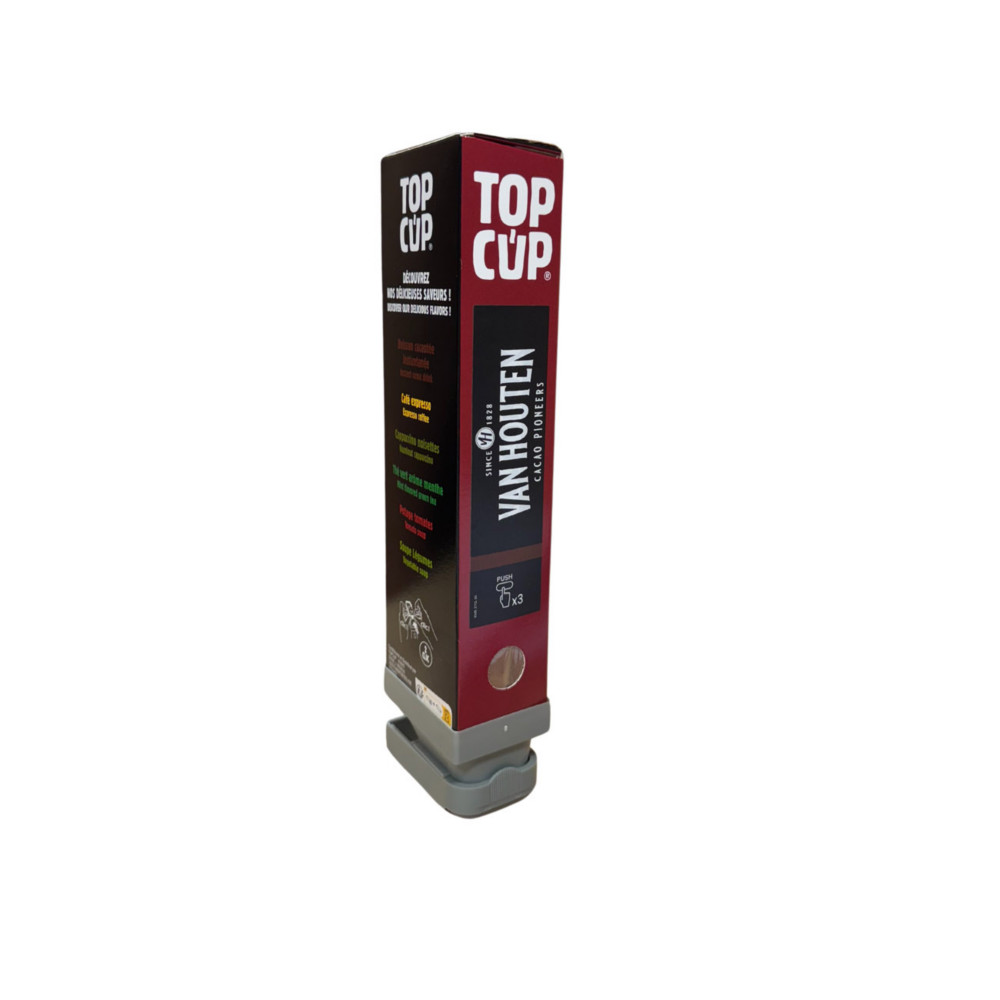 Top Cup Cartouche boisson instantane - Arme Cacao Van Houten - 27 doses