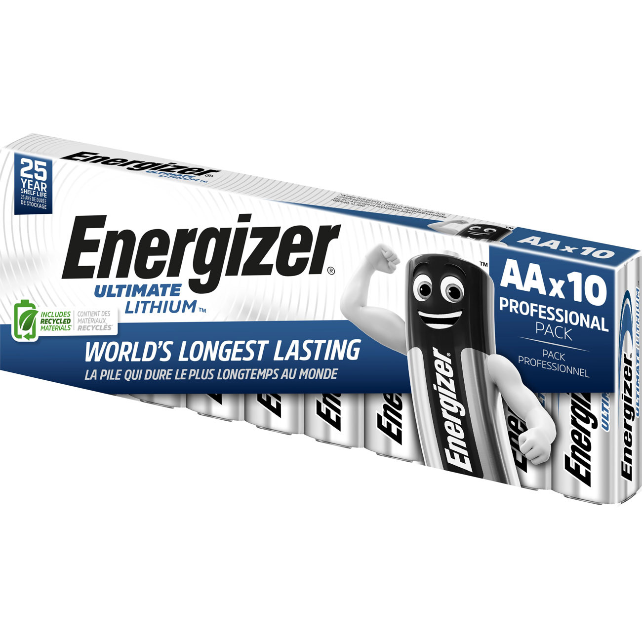 Energizer Pile AA / LR6 / FR6 Ultimate Lithium - Lot de 10