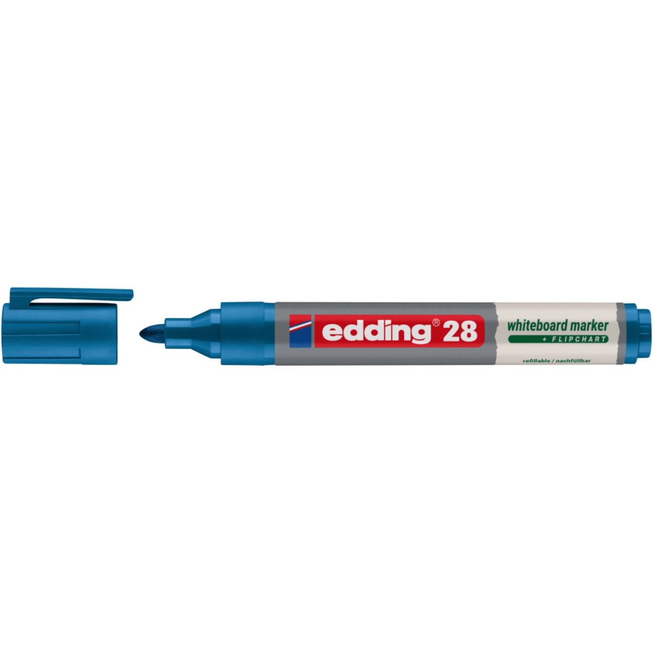 edding 28 EcoLine Marqueur effaçable tableau 90% de plastique recyclé pointe ogive 1 5 3 mm