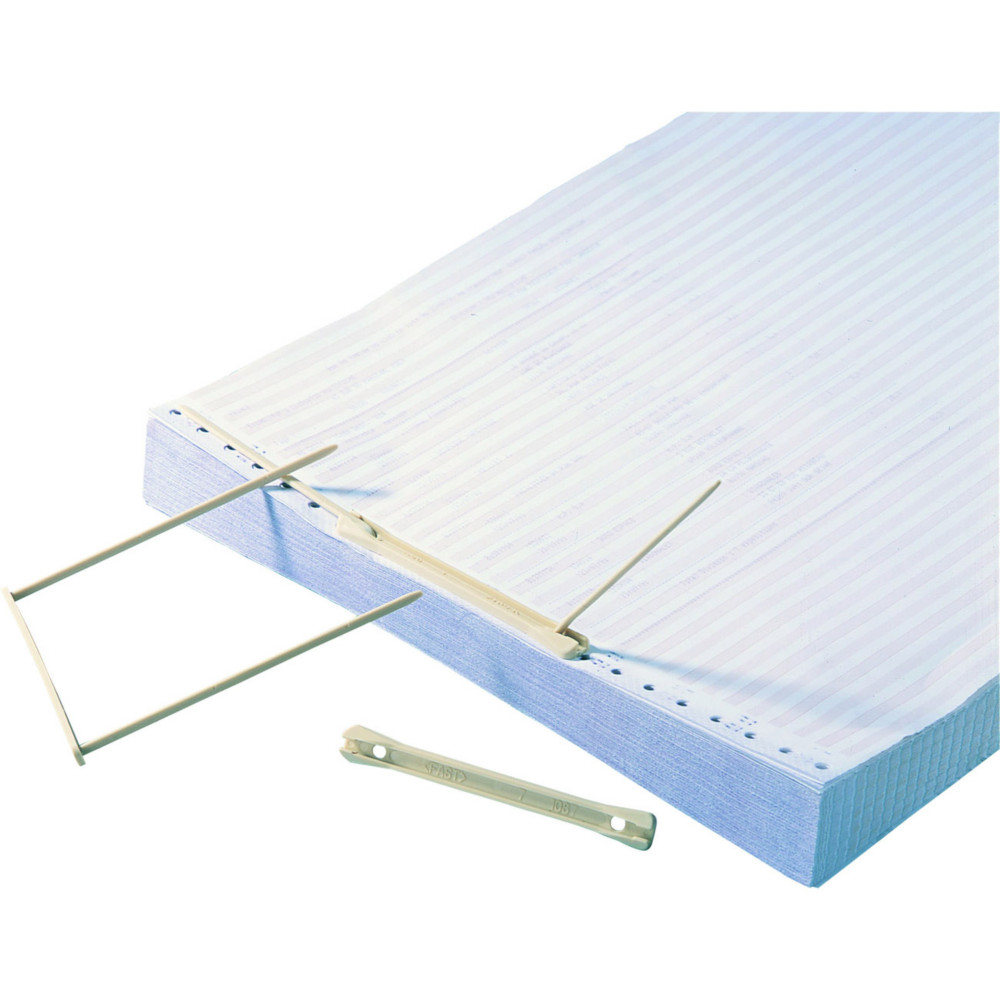 Fast Relieur d'archivage cartement 90 mm plastique beige - Lot de 100