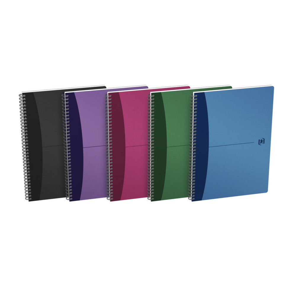 Oxford Cahier  spirale Office Urban Mix A4 21 x 29,7 cm - 90g - Petits carreaux 5x5 - 100 pages