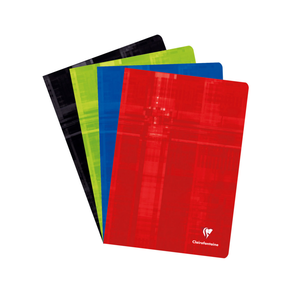 Clairefontaine Cahier piqu Metric A4 21 x 29,7 cm - 90g - Petits carreaux 5x5 - 96 pages