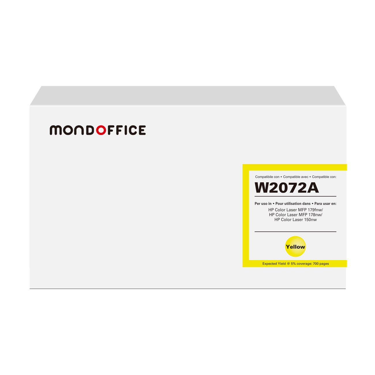 MONDOFFICE Toner compatible HP 117A - Jaune