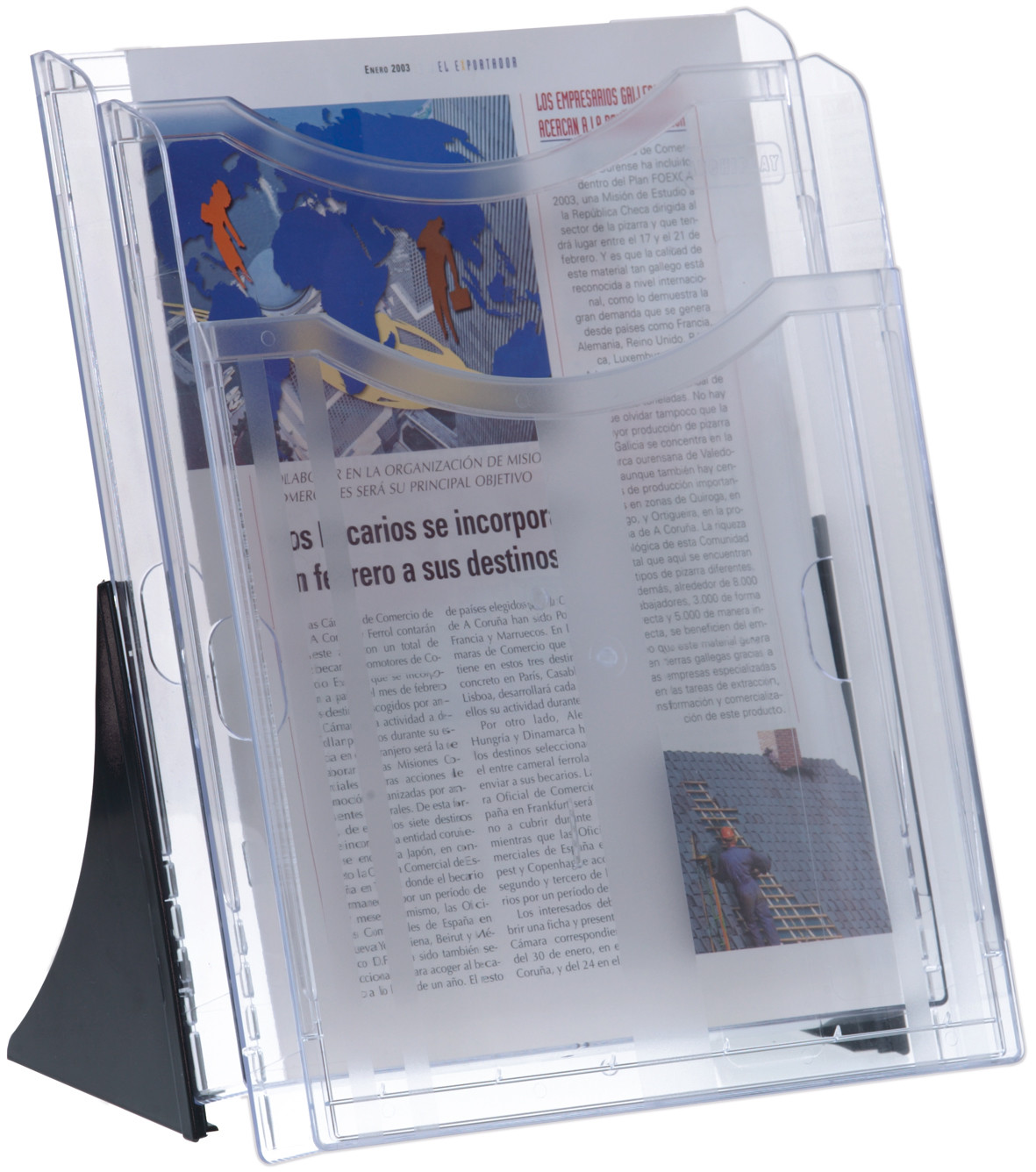 Archivo+2000+Presentoir+de+table+incline+-+Format+A4+portrait+-+Transparent