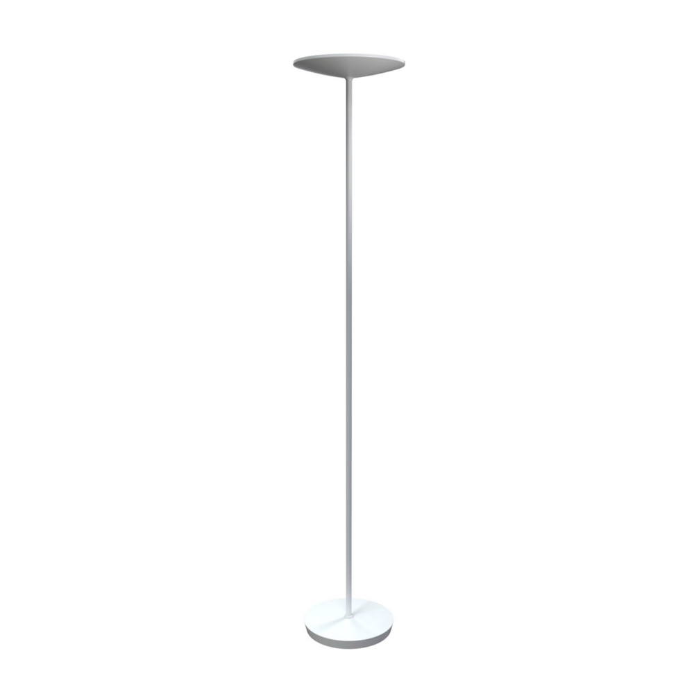 Alba Lampadaire LED Slim BC - LED intgre - 30 W - Variateur d'intensit - Acier - Blanc