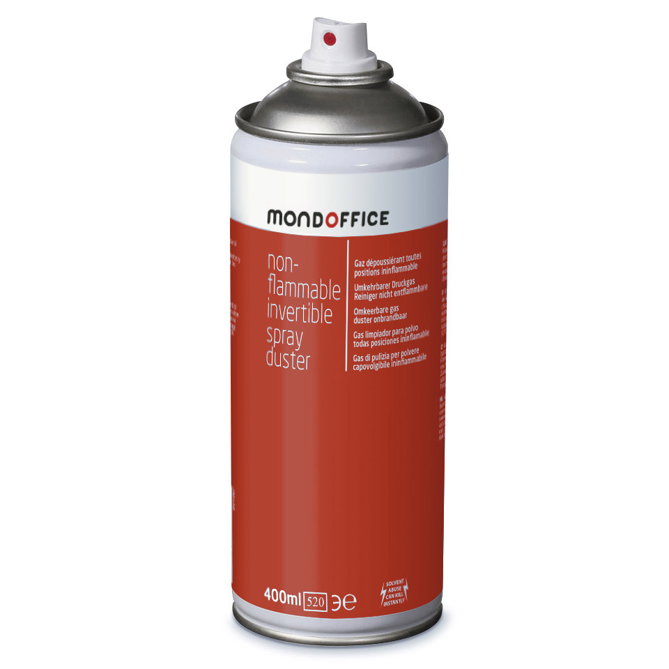 MONDOFFICE Aérosol de dépoussiérage standard ininflammable - Spray 400 ml