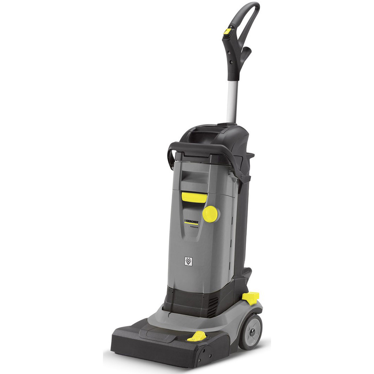 Karcher Autolaveuse filaire BR 30/4C - Aspiro-laveur avec rouleau-brosse pour Sols - Noir et jaune
