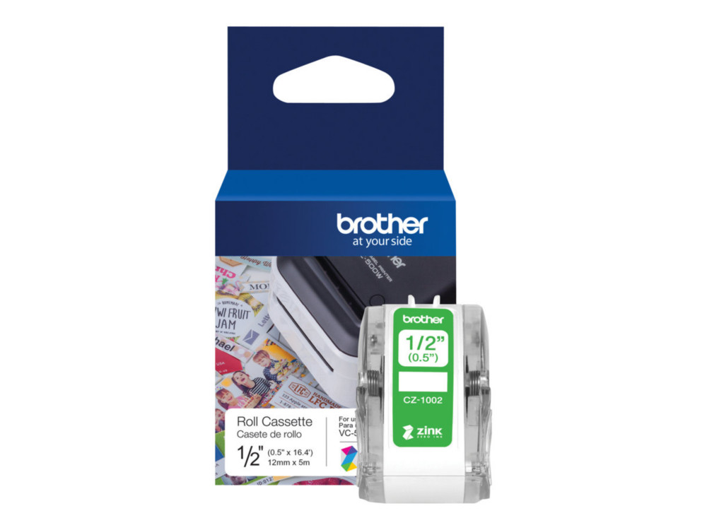 Brother Ruban d'tiquettes tout-en-couleur CZ-1002 - 12 mm x 5 m