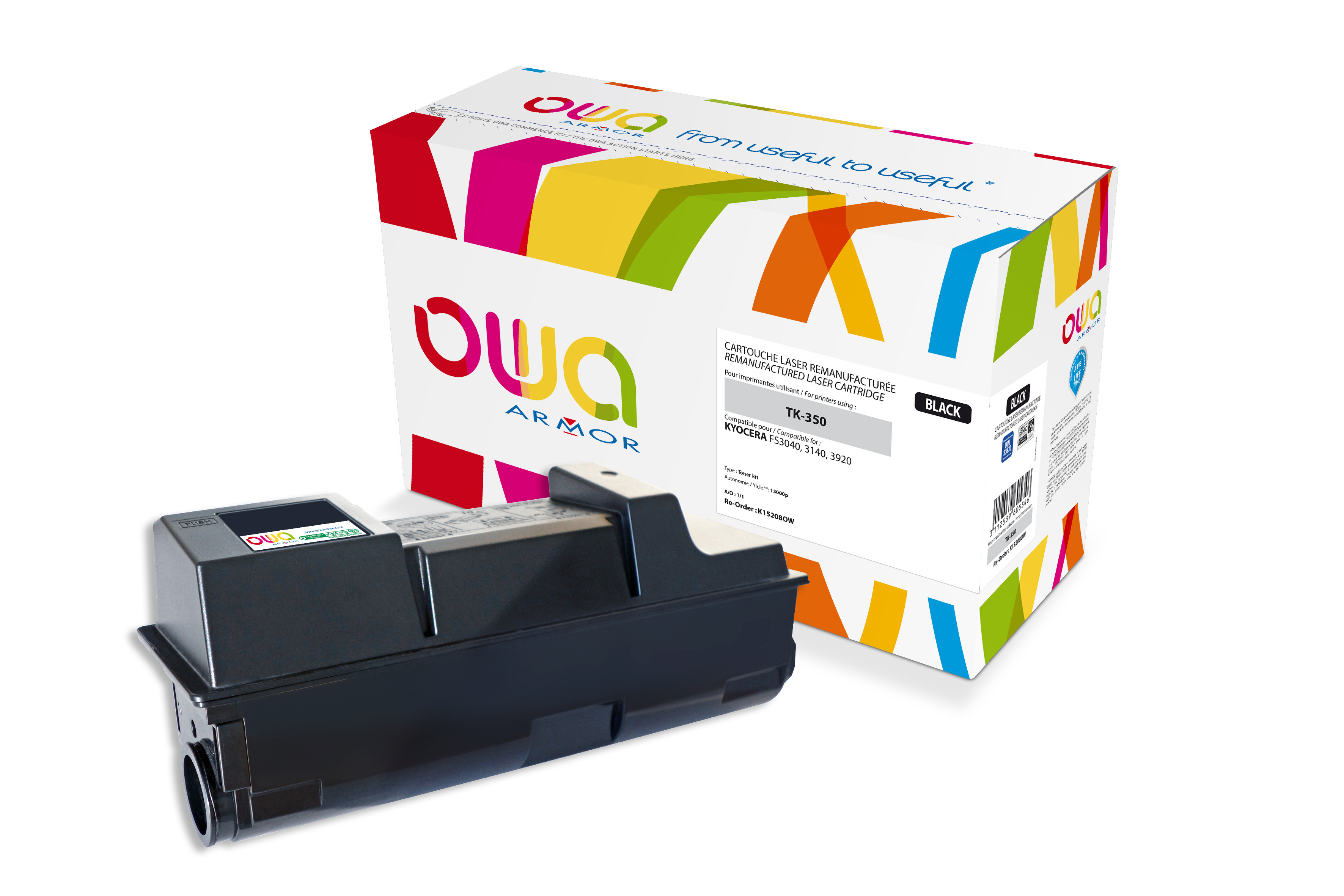 OWA Toner compatible KYOCERA TK-350 - K15208OW - Noir