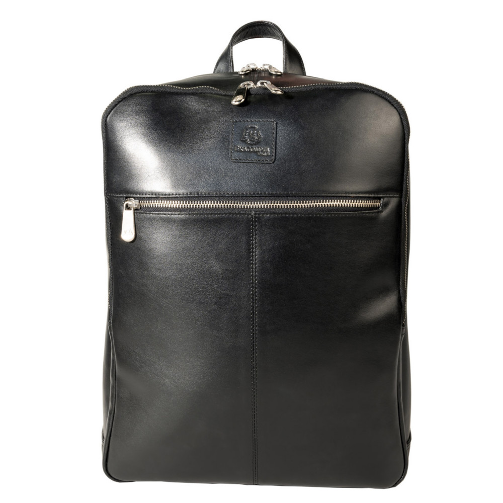 Exacompta Sac  dos en cuir Exactive noir pour ordinateur portable 15,6''