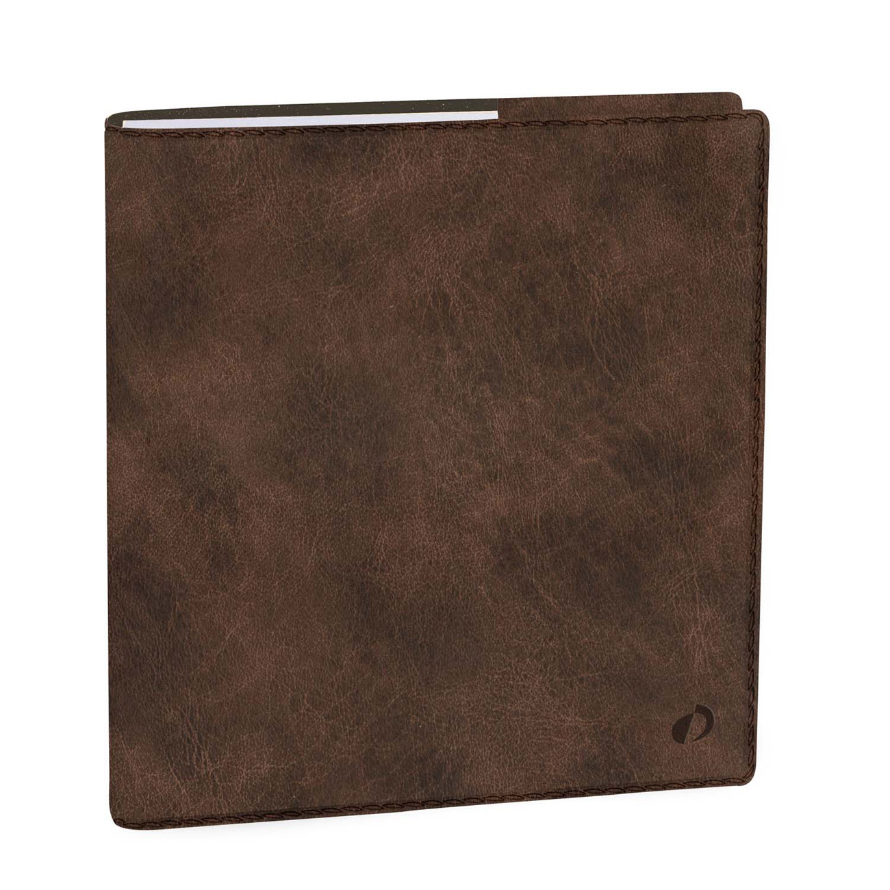 Quo Vadis Agenda semainier Exécutif Bergame 16 x 16 cm - Chocolat - Janvier à Décembre 2027