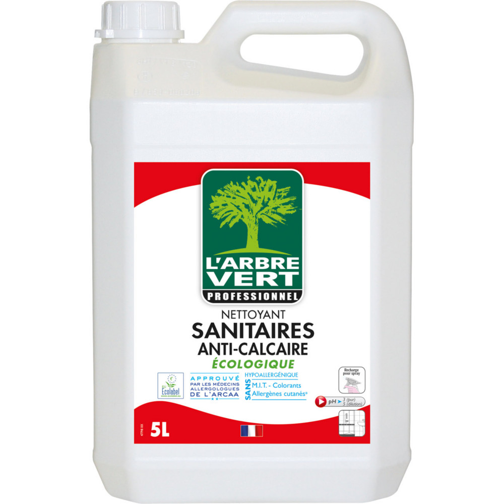 Arbre Vert Nettoyant sanitaires anticalcaire cologique - 5L