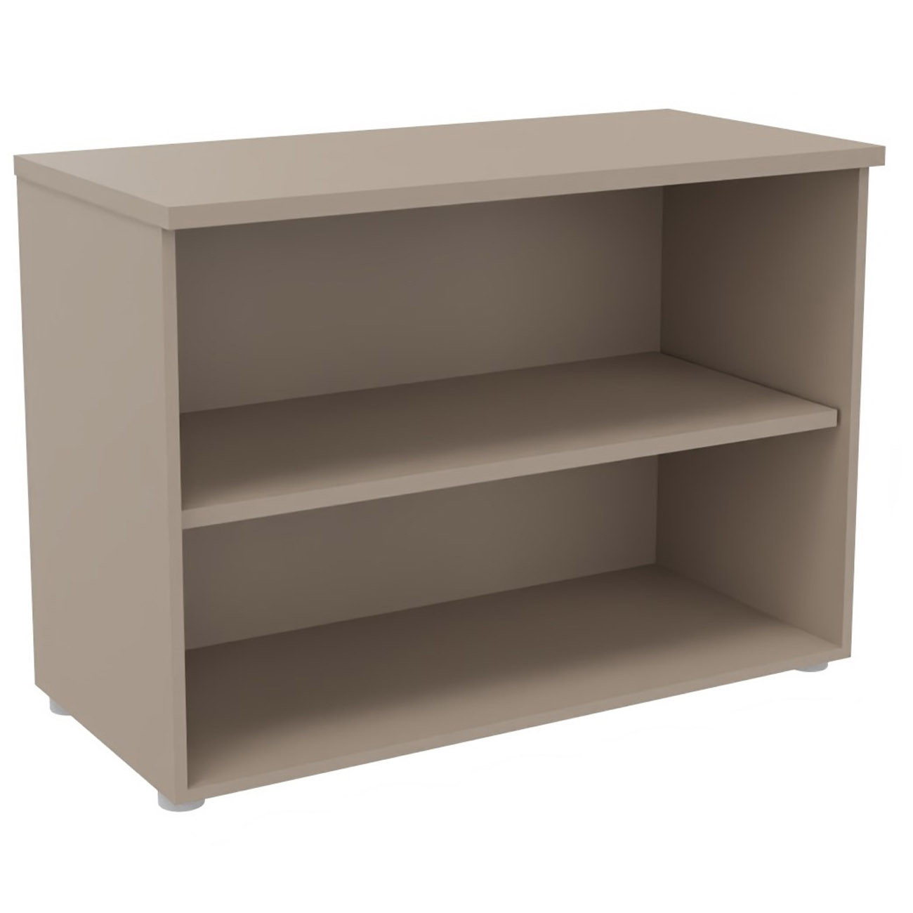 Bibliotheque+basse+sans+porte+L.100+x+P.48+x+H.72+cm+-+Argile