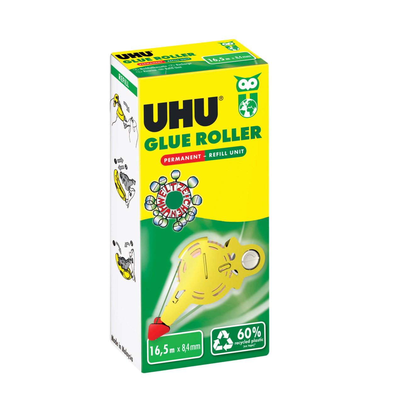UHU+Recharge+Glue+Roller+-+16,5+m+x+8,4+mm