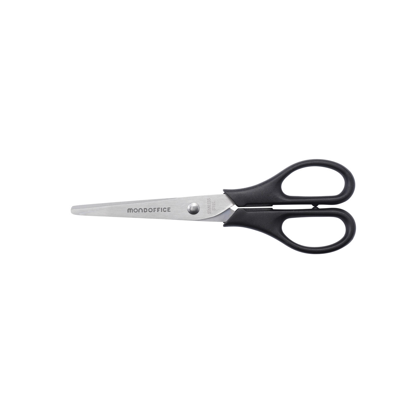 MONDOFFICE Ciseaux ambidextres en plastique 100% recyclé - Bouts pointus - Longueur 16,5 cm