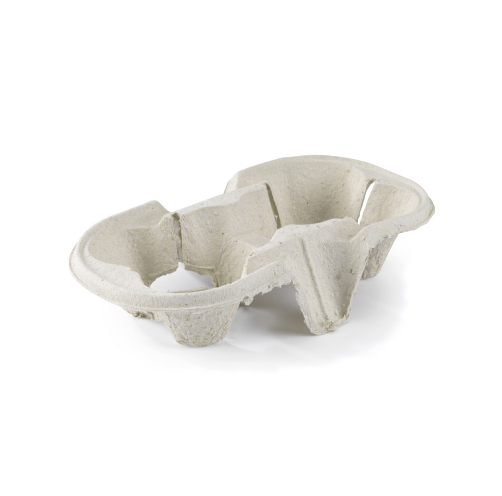 Porte gobelets en fibres 100% recycles - Lot de 480