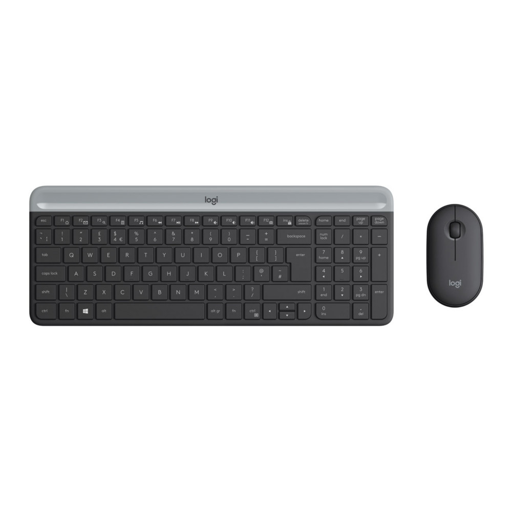 Logitech Ensemble clavier-souris sans fil MK470 - Noir