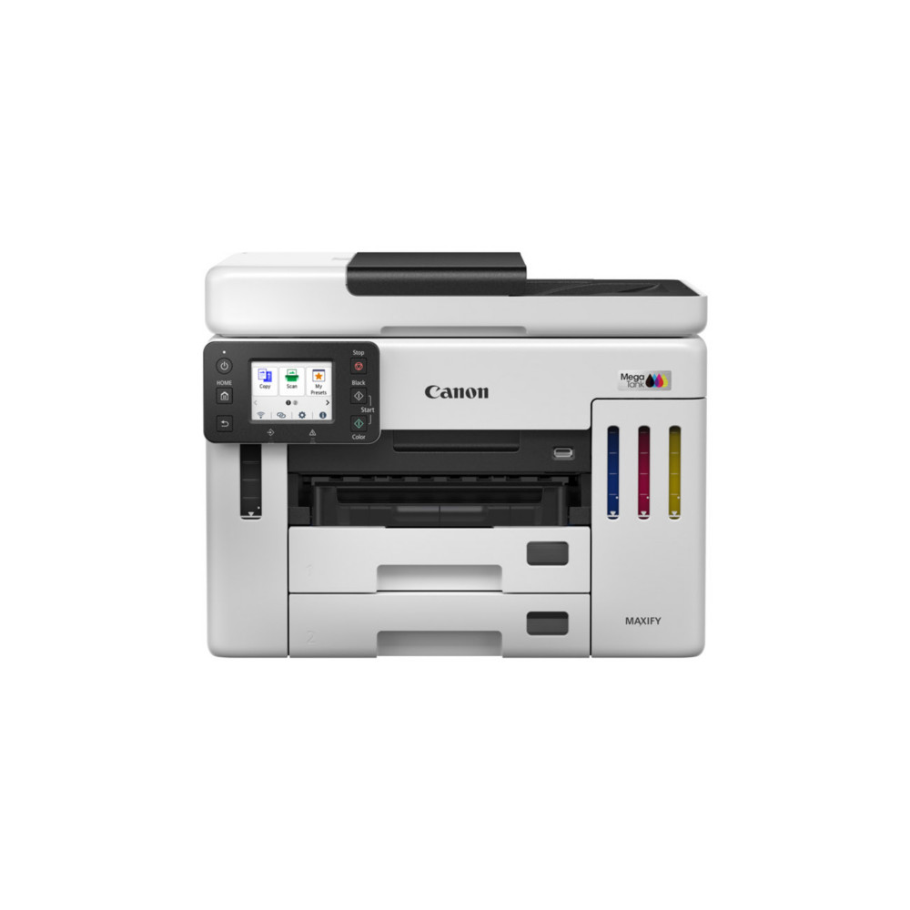 Canon Maxify GX7150 MegaTank imprimante multifonction 4 en 1 jet d'encre couleur A4  rservoirs d'encre - Wifi, rseau, usb