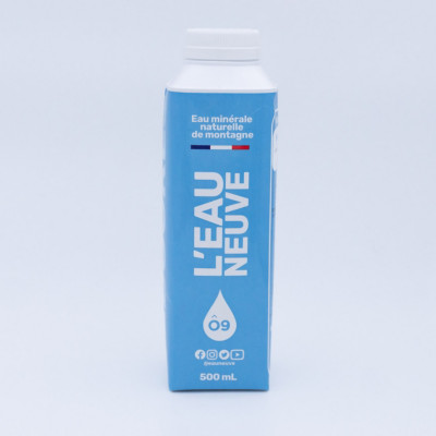O Neuve Eau minérale naturelle - Eau plate - Lot 12 briques de 50 cl