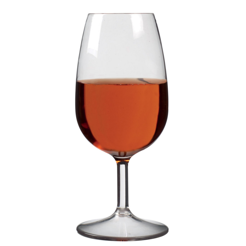 Verre  vin  pied 20 cl en copolyester transparent - Lot de 12