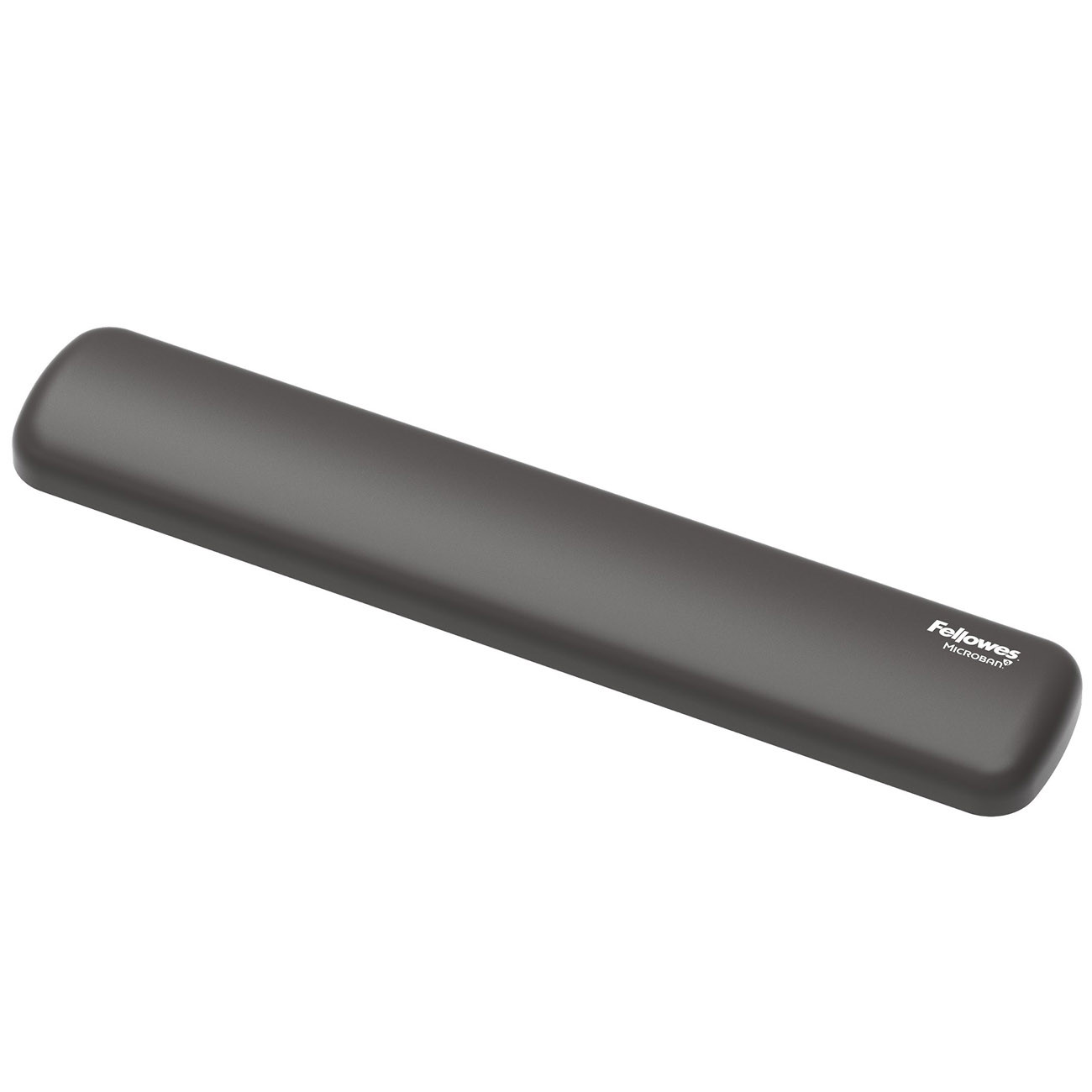 Fellowes Repose-poignet Breyta pour clavier compact - Coussin antibactérien en silicone doux - L. 32 x P. 6 cm - Noir