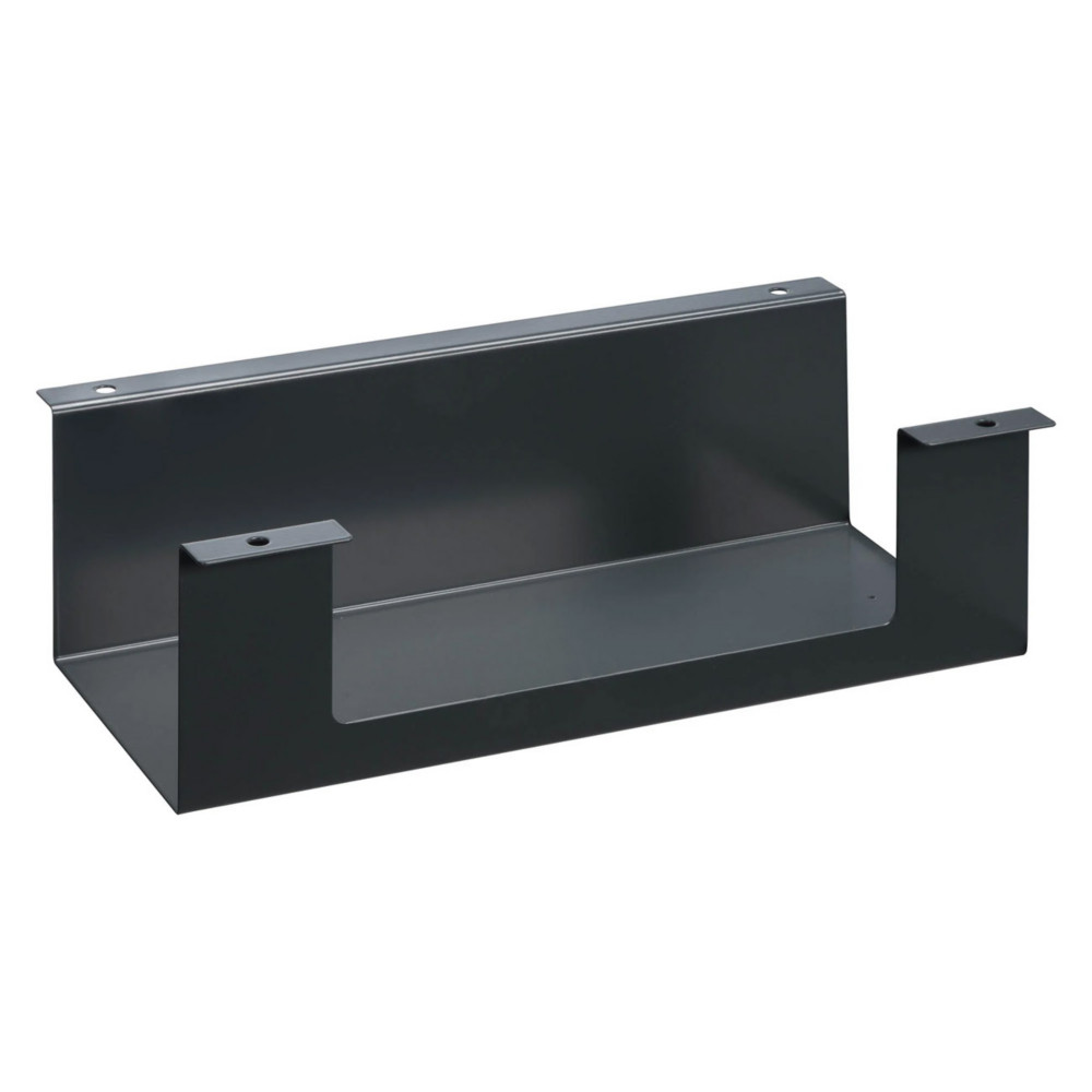 Goulotte organisateur de cbles L. 30 cm  Noir