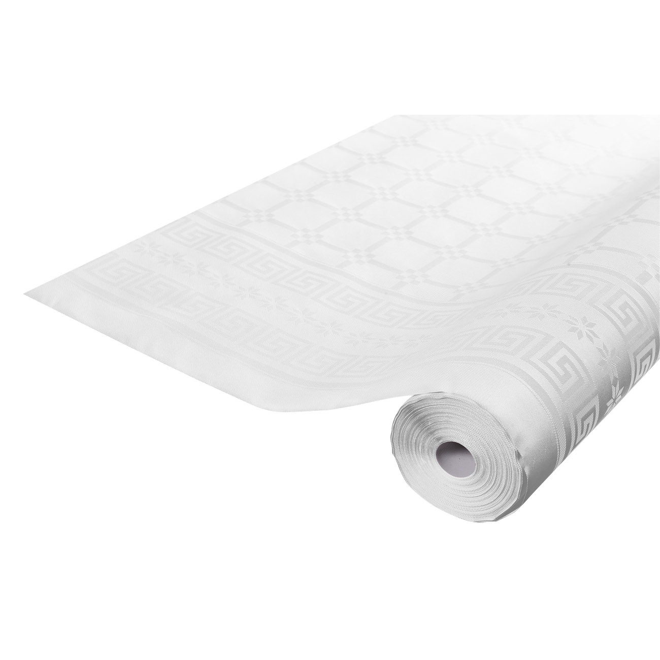 Exacompta Nappe en rouleau damassé avec motifs Pronappe - Dimensions 1,18 x 50 m - Blanc