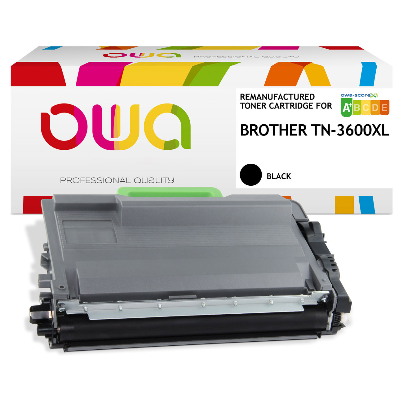 OWA Toner compatible BROTHER TN3600XL - K16547OW - Noir